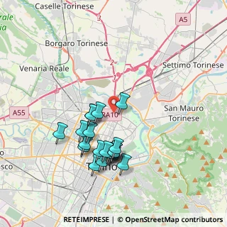 Mappa Via Paolo Veronese, 10155 Torino TO, Italia (3.573)