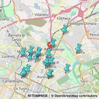 Mappa Via Paolo Veronese, 10155 Torino TO, Italia (2.00947)