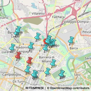 Mappa Via Paolo Veronese, 10155 Torino TO, Italia (2.216)