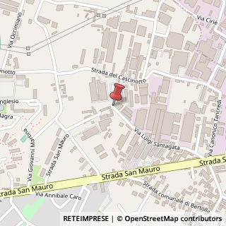 Mappa Via Luigi Santagata, 56, 10156 Torino, Torino (Piemonte)