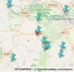 Mappa Via Armando Diaz, 15039 Ozzano Monferrato AL, Italia (5.22909)