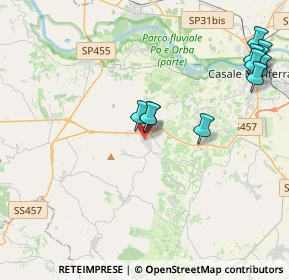 Mappa Via Armando Diaz, 15039 Ozzano Monferrato AL, Italia (4.67182)