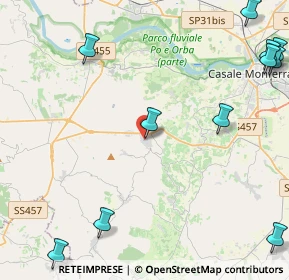 Mappa Via Armando Diaz, 15039 Ozzano Monferrato AL, Italia (6.68167)