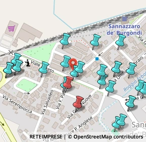 Mappa Via Albino Cei, 27039 Sannazzaro de' Burgondi PV, Italia (0.13793)