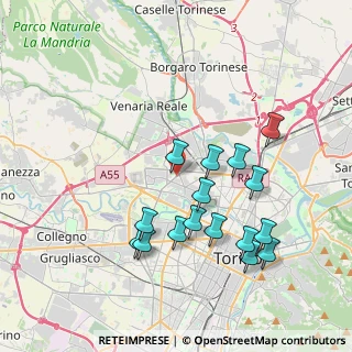 Mappa Strada delle Vallette, 10151 Torino TO, Italia (3.85688)