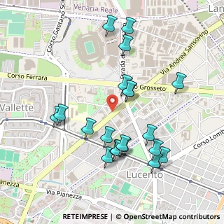 Mappa Strada delle Vallette, 10151 Torino TO, Italia (0.493)