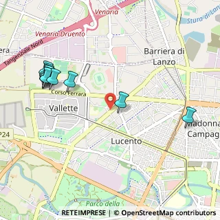 Mappa Via Andrea Sansovino, 10151 Venaria Reale TO, Italia (1.23182)