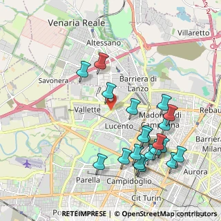 Mappa Strada delle Vallette, 10151 Torino TO, Italia (2.227)