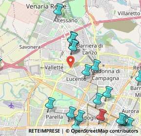 Mappa Via Andrea Sansovino, 10151 Venaria Reale TO, Italia (2.8085)