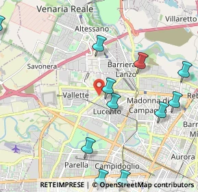 Mappa Strada delle Vallette, 10151 Torino TO, Italia (2.65583)