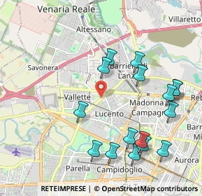 Mappa Via Andrea Sansovino, 10151 Venaria Reale TO, Italia (2.23563)