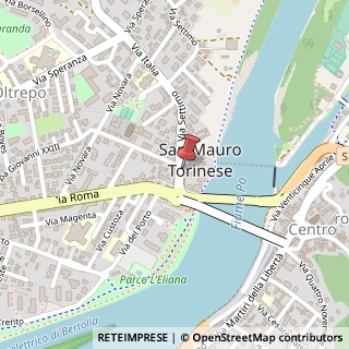 Mappa Via Settimo, 14, 10099 San Mauro Torinese, Torino (Piemonte)