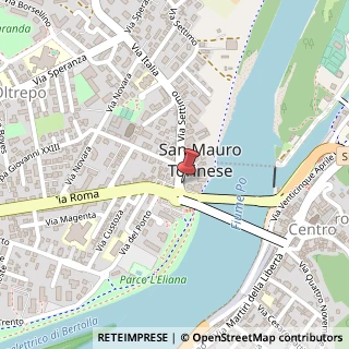 Mappa Piazza Mochino, 12, 10099 San Mauro Torinese, Torino (Piemonte)