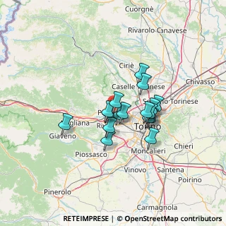 Mappa Via Maria Montessori, 10044 Pianezza TO, Italia (9.26588)