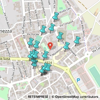 Mappa Via Maria Montessori, 10044 Pianezza TO, Italia (0.232)