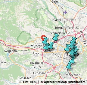 Mappa Via Maria Montessori, 10044 Pianezza TO, Italia (8.8575)