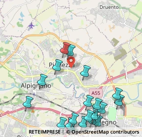 Mappa Via Maria Montessori, 10044 Pianezza TO, Italia (2.745)