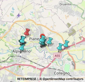 Mappa Via Maria Montessori, 10044 Pianezza TO, Italia (1.40286)