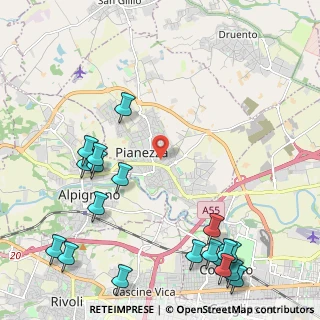 Mappa Via Maria Montessori, 10044 Pianezza TO, Italia (2.98632)