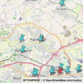 Mappa Via Maria Montessori, 10044 Pianezza TO, Italia (3.50077)