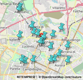 Mappa Via S. Pancrazio, 10147 Torino TO, Italia (1.936)