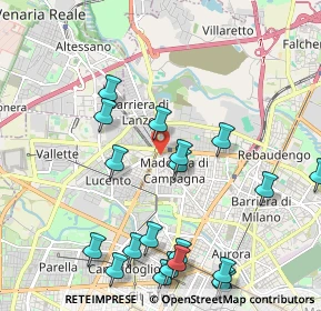 Mappa Via S. Pancrazio, 10147 Torino TO, Italia (2.503)