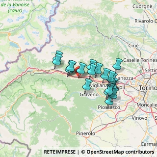 Mappa Via Torino, 10050 Vaie TO, Italia (10.48263)