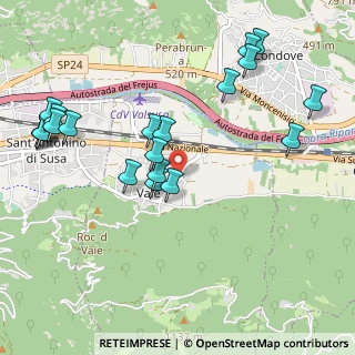Mappa Via Torino, 10050 Vaie TO, Italia (1.1705)