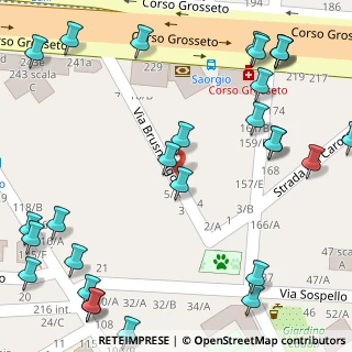 Mappa Via Brusnengo, 10147 Torino TO, Italia (0.08966)