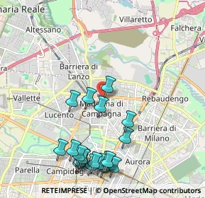 Mappa Via Privata Brusnengo, 10147 Torino TO, Italia (2.3705)