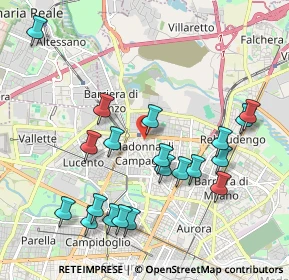 Mappa Via Privata Brusnengo, 10147 Torino TO, Italia (2.145)