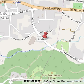 Mappa Via Vaie,  37, 10050 Sant'Antonino di Susa, Torino (Piemonte)