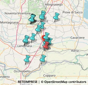 Mappa Via Guglielmo Marconi, 35040 Boara Pisani PD, Italia (11.202)