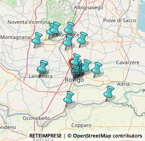 Mappa Via Guglielmo Marconi, 35040 Boara Pisani PD, Italia (9.72158)