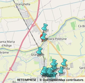 Mappa Via Guglielmo Marconi, 35040 Boara Pisani PD, Italia (2.9525)