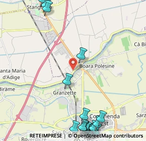 Mappa Via Guglielmo Marconi, 35040 Boara Pisani PD, Italia (3.2835)