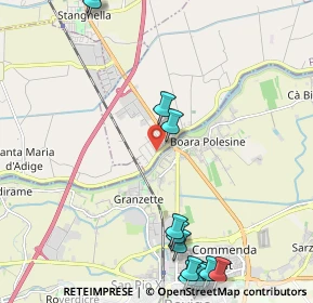 Mappa Via Guglielmo Marconi, 35040 Boara Pisani PD, Italia (3.05867)