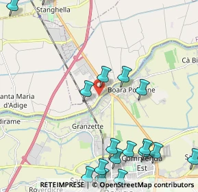Mappa Via Guglielmo Marconi, 35040 Boara Pisani PD, Italia (2.95278)
