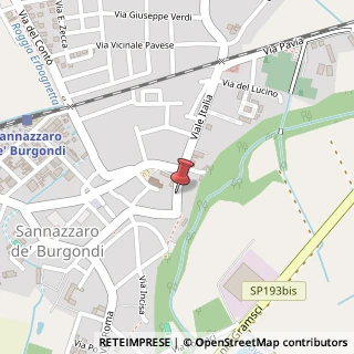 Mappa Via garibaldi 3, 27039 Sannazzaro de' Burgondi, Pavia (Lombardia)