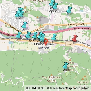 Mappa Via Ex Combattenti, 10050 Chiusa di San Michele TO, Italia (1.218)