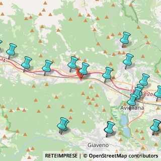 Mappa Via Ex Combattenti, 10050 Chiusa di San Michele TO, Italia (6.0865)