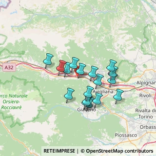 Mappa Via Ex Combattenti, 10050 Chiusa di San Michele TO, Italia (5.75118)