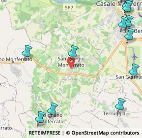Mappa 15020 San Giorgio Monferrato AL, Italia (3.49357)