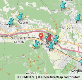 Mappa Via Caprie, 10057 Sant'Ambrogio di Torino TO, Italia (2.66)