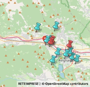 Mappa Via Caprie, 10057 Sant'Ambrogio di Torino TO, Italia (3.09231)