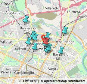 Mappa Corso Grosseto, 10147 Torino TO, Italia (1.19462)