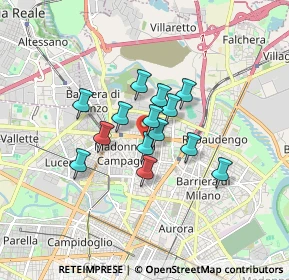 Mappa Corso Grosseto, 10147 Torino TO, Italia (1.13214)