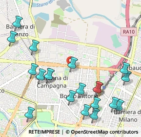 Mappa Corso Grosseto, 10147 Torino TO, Italia (1.271)