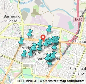 Mappa Corso Grosseto, 10147 Torino TO, Italia (0.722)