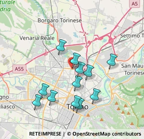 Mappa Corso Grosseto, 10147 Torino TO, Italia (3.40083)